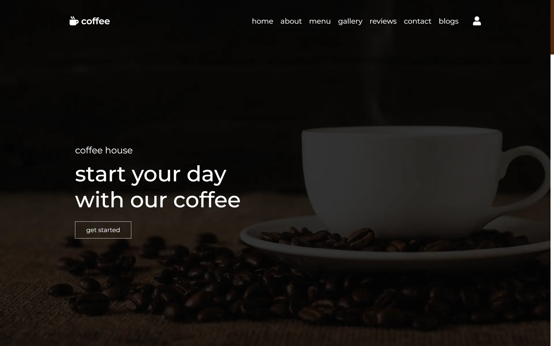 Coffee Shop Website