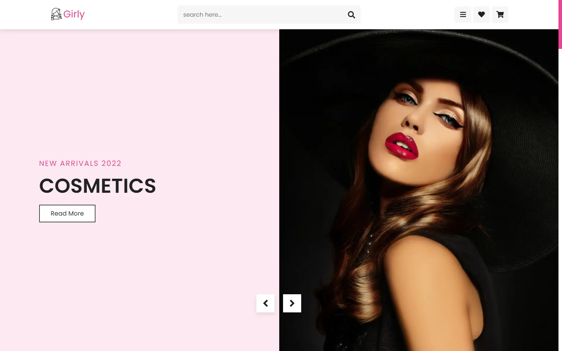 Cosmetics Shop Website