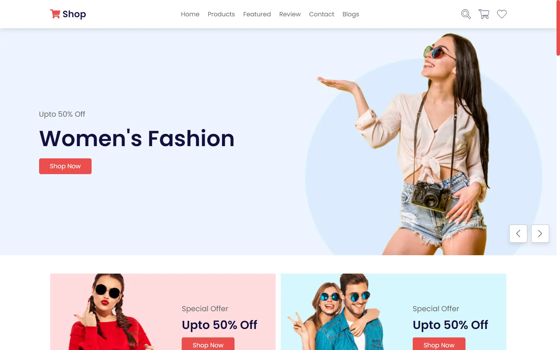 Fashion Store Website