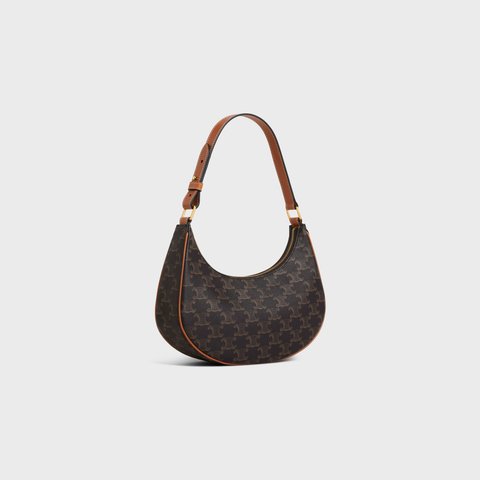 AVA BAG IN TRIOMPHE CANVAS AND CALFSKIN TAN - Image 2