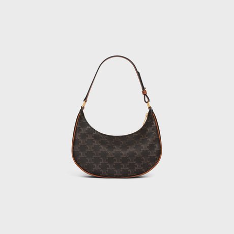 AVA BAG IN TRIOMPHE CANVAS AND CALFSKIN TAN - Image 3