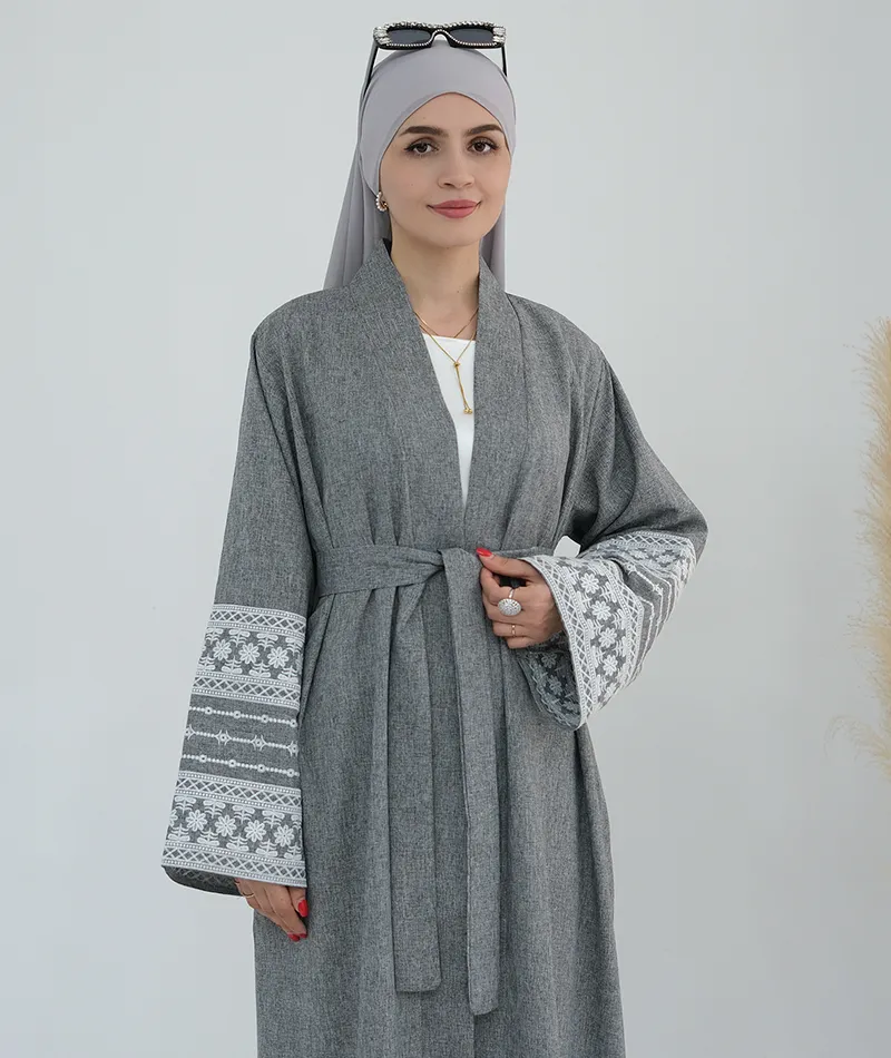 Embroidery abaya